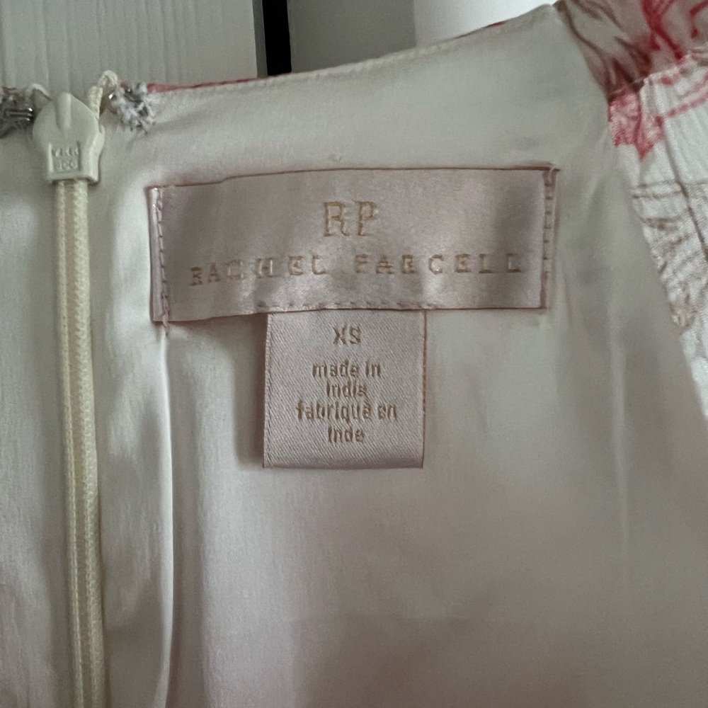Rachel Parcell Puff Sleeve Tiered Chiffon Midi Dress - Picture 4 of 5